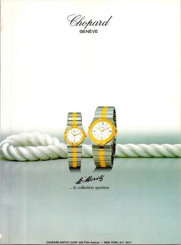1984 orologio chopard st - •,